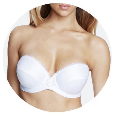 Dominique Womens Full Length Bridal Bra with Garters : : Clothing,  Shoes & Accessories