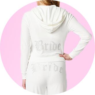 White juicy couture online tracksuit