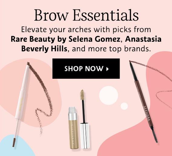 Brow Essentials elevate your arches with picks from rare beauty by Selena Gomez Anastasia Beverly Hills and more top brands shop now
