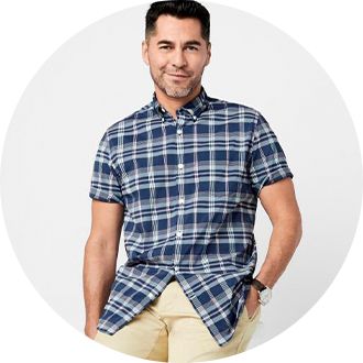 jcpenney mens short sleeve dress shirts