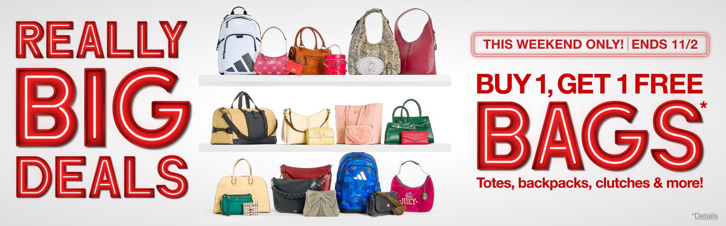 Buy 1, Get 1 Free Bags