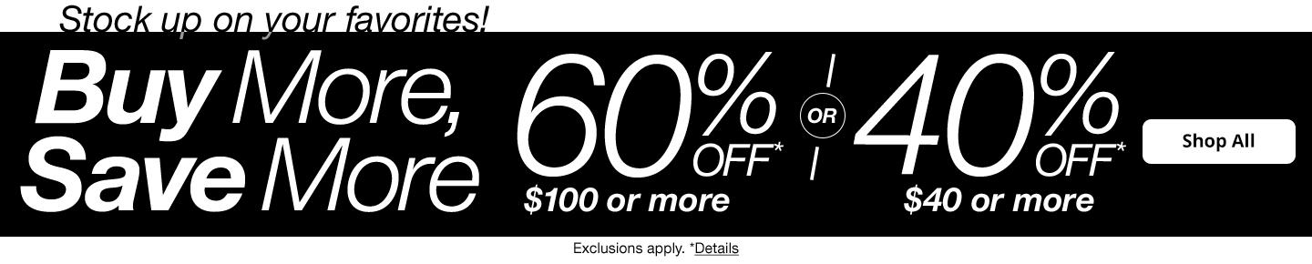 Buy More, Save More