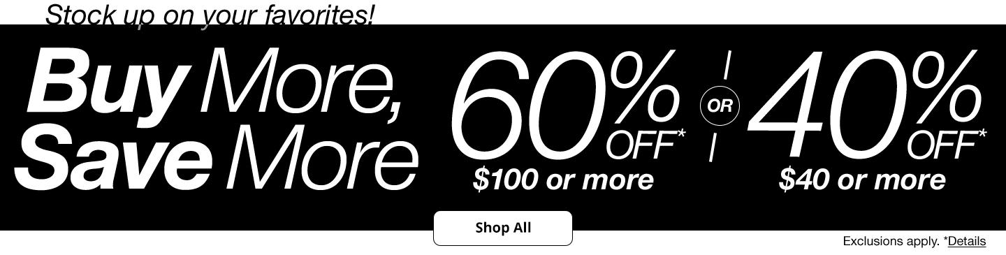 Buy More, Save More