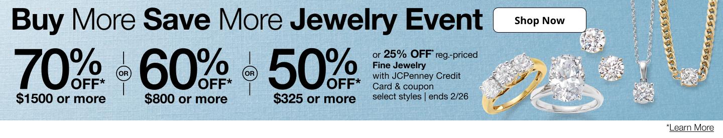 Buy More Save More Jewelry Event