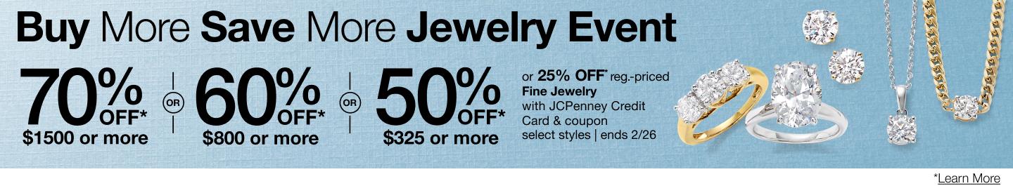 Buy More Save More Jewelry Event