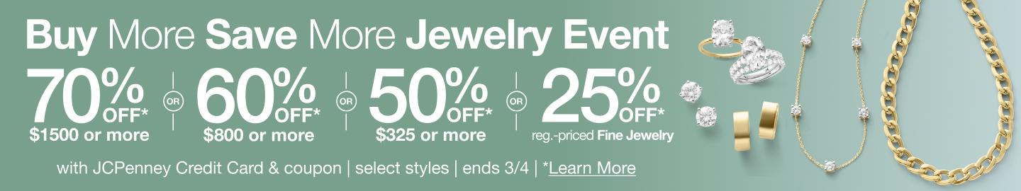 Buy More Save More Jewelry Event