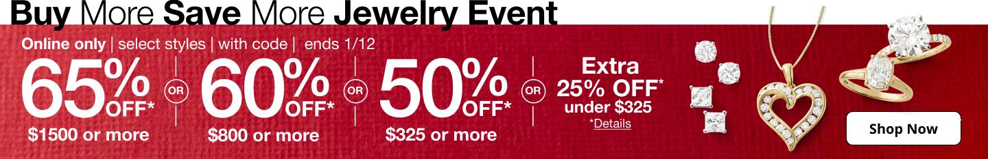 Buy More Save More Jewelry Event