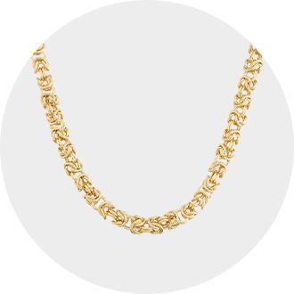 Jcpenney gold shop chain necklace