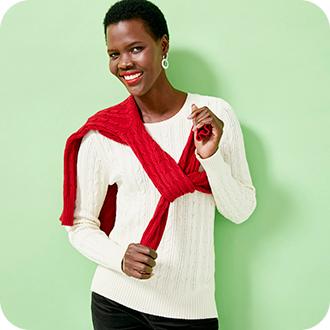 Woman sweater clearance