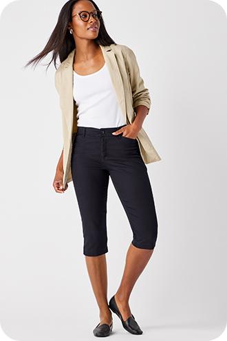 Yellow Capris & Crops for Women - JCPenney