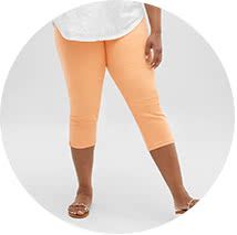 jcpenney plus size capris