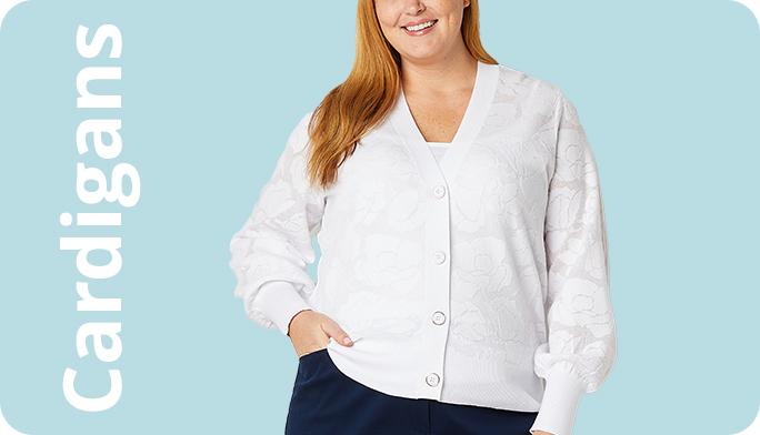 Women's Plus Size Tops: Sweaters, Blouses, & More