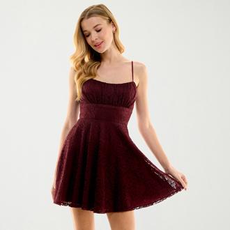 City Triangle Juniors Fit + Flare Dress