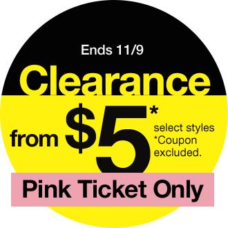 Clearance from $5