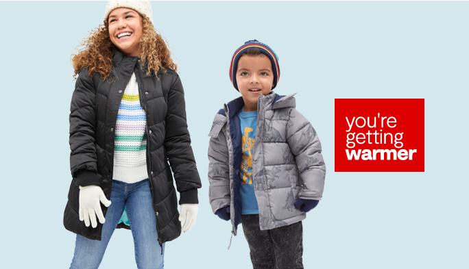 Coats & Jackets Bundle them up in outerwear that keeps them toasty all winter long.