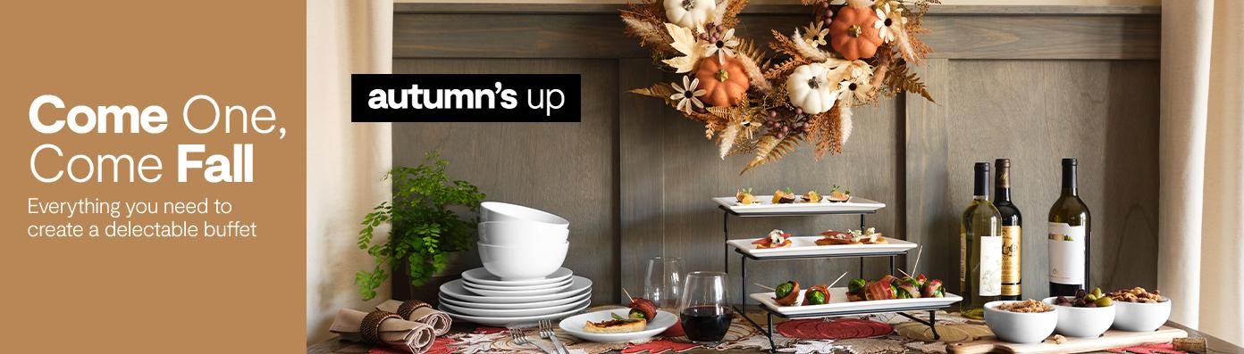 Come one come fall Everything you need to create a delectable buffet autumns up