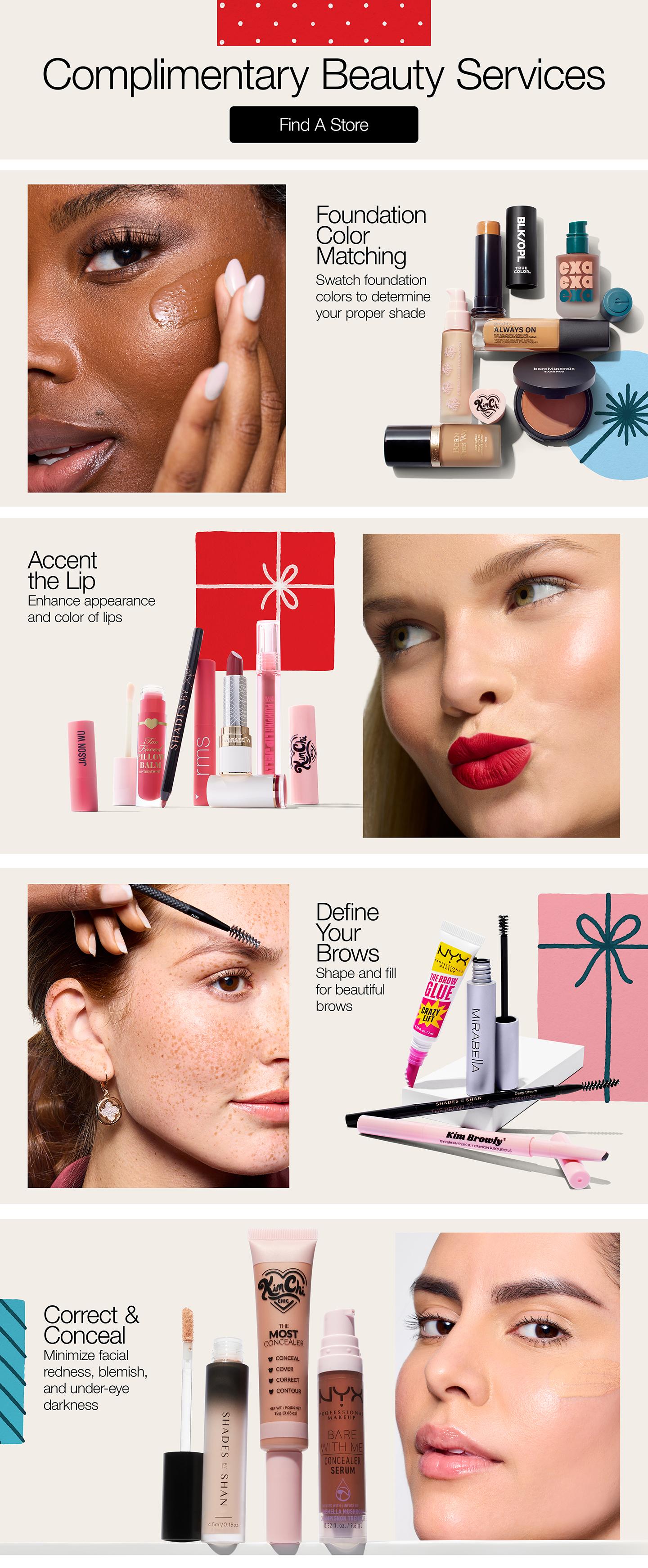 Complimentary Beauty Services
