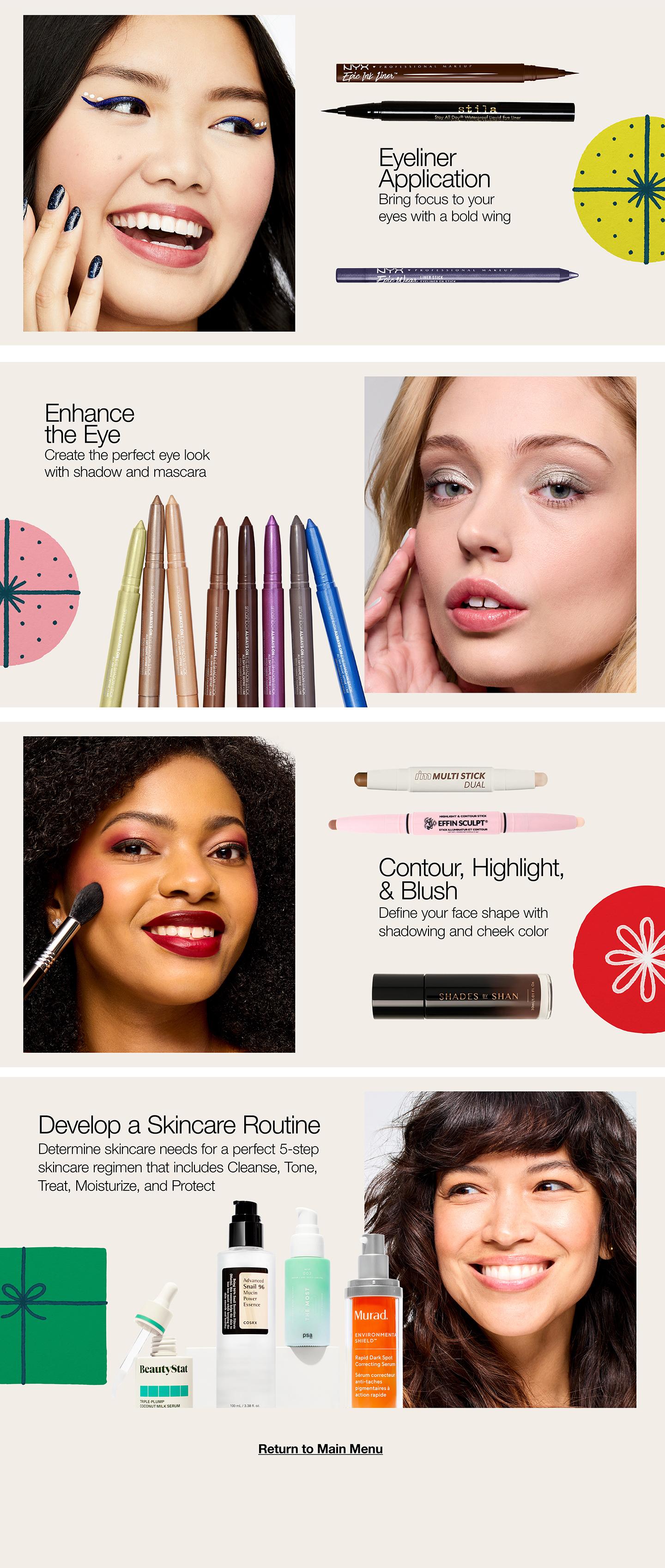 Complimentary Beauty Services