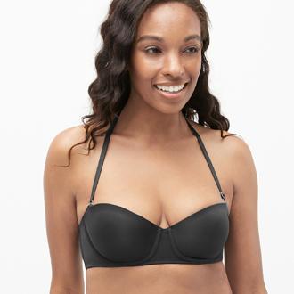 Convertible/Strapless Super versatile; can be worn with a variety of tops & dresses.