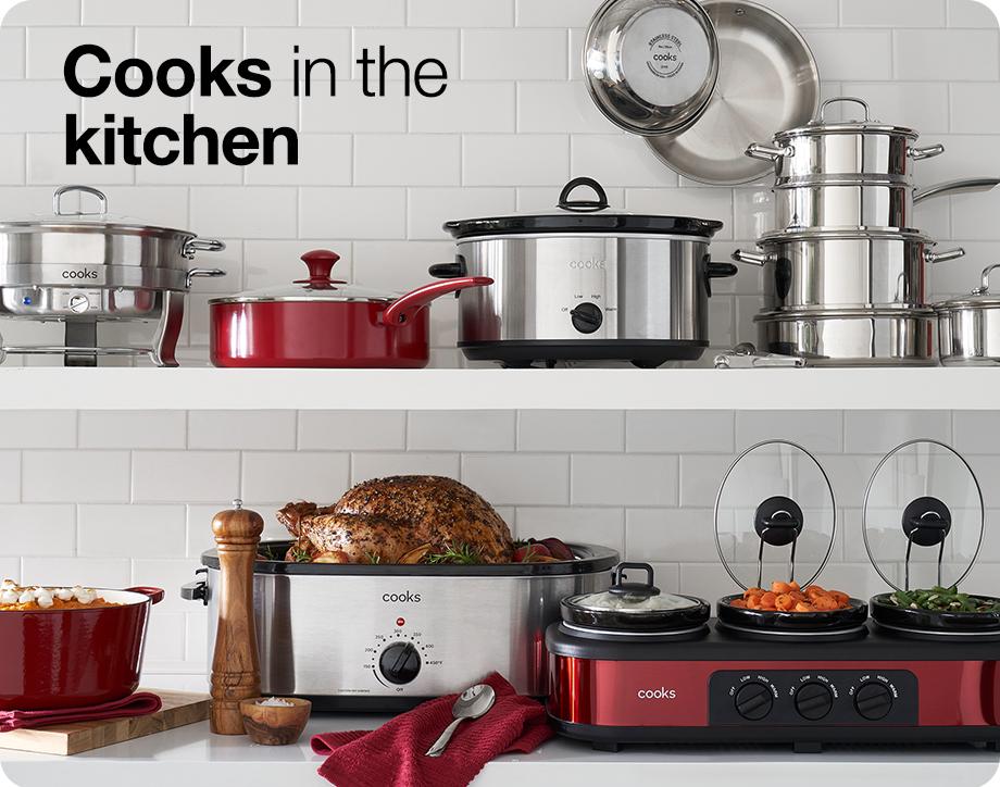 cooks in the kitchen