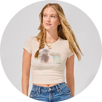 Juniors Tops T shirts and Blouses JCPenney