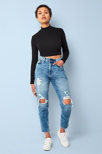 Mom Jeans | Curvy & High Rise Mom Jeans | JCPenney