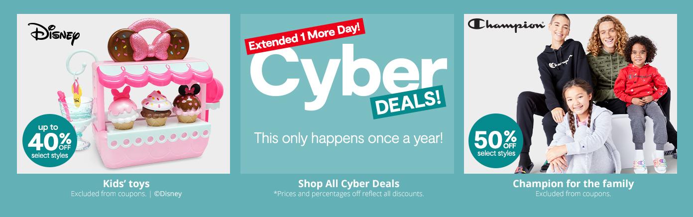 Cyber Deals Extended 1 More Day!