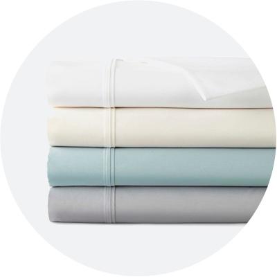 White JCPenney 400 Thread Count King 6 Piece Sheet Set 
