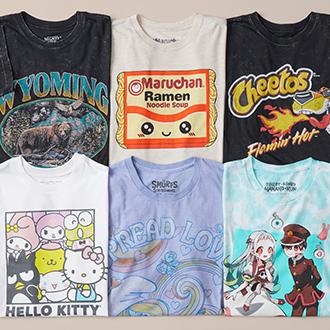 Designs With Personali-tee Go graphic in fun & comfy styles.