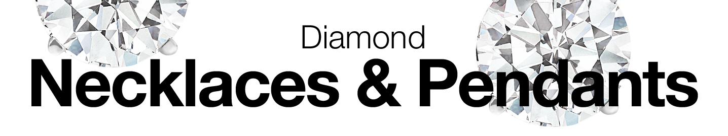 Diamond Necklaces & Pendants