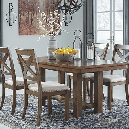 dining room table in kitchen