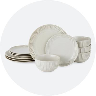 Corelle Leaf Stitch 12-pc. Glass Dinnerware Set, Color: White - JCPenney