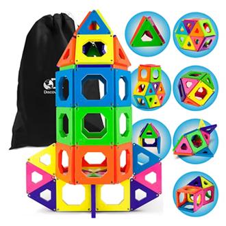 Discovery Kids Magnetic Tiles Set