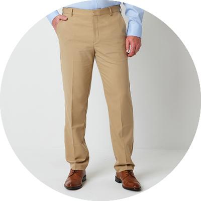 Louis Raphael Flat-Front Dress Pants Pants for Men