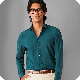 Men's Dress Shirts | Fitted, Regular & Slim Styles | JCPenney