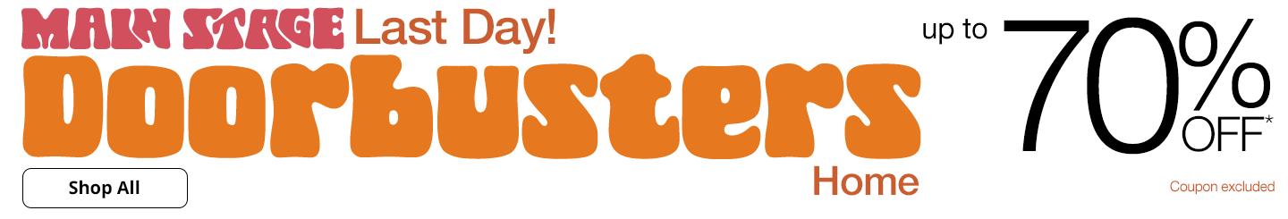 Doorbusters Up to 70% Off* Home