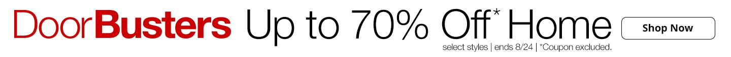 DoorBusters Up to 70% Off* Home