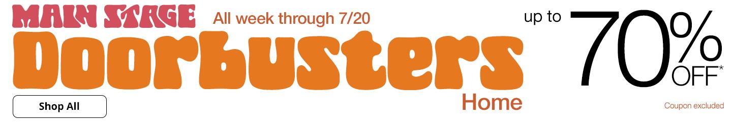 Doorbusters Up to 70% Off* Home