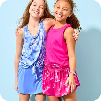 Girls' Activewear, Tops, Pants & Shorts