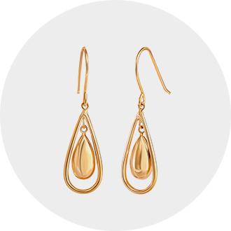 Jcpenney gold earrings on sale on sale