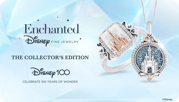 Disney Ariel Inspired Shell Diamond Earring 14K Rose Gold | Enchanted Disney Fine Jewelry