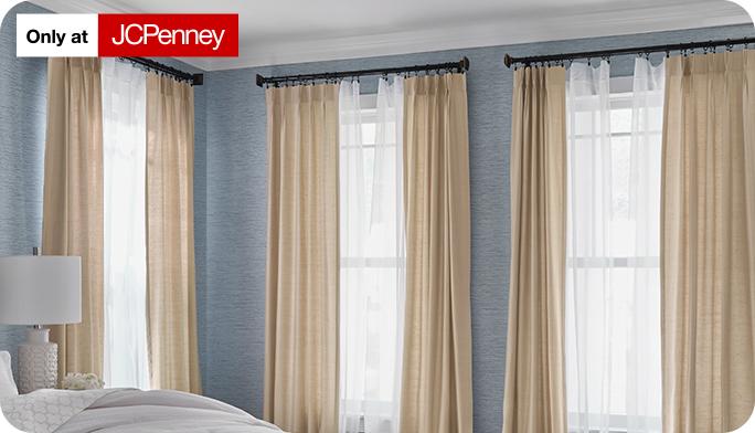 Jcpenney bedroom outlet curtains