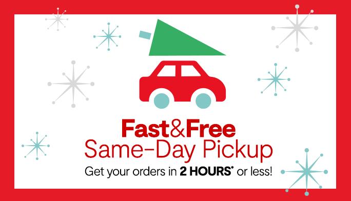 Fast & Free same day pickup get your orders in 2 hours or less