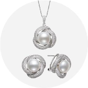 Jcpenney pearl hot sale jewelry sets