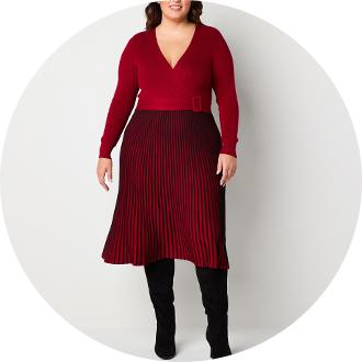 Jcpenney plus size long dresses hotsell