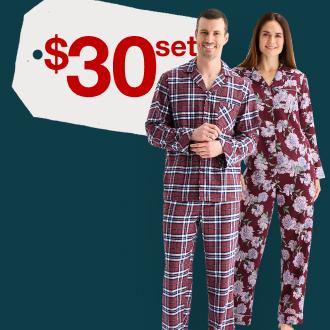 Flannel Pajama Set