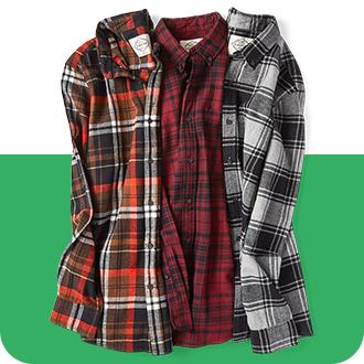 flannel shirts