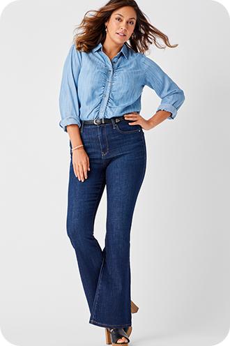 Jcpenney flare hot sale jeans