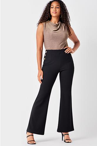 Jcpenney womens 2024 black dress pants