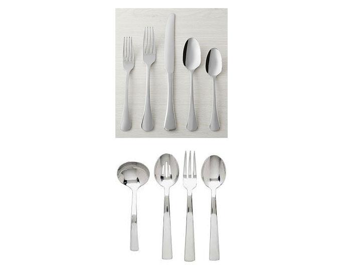 Matte Black Flatware Sets, 4-16 Piece Set